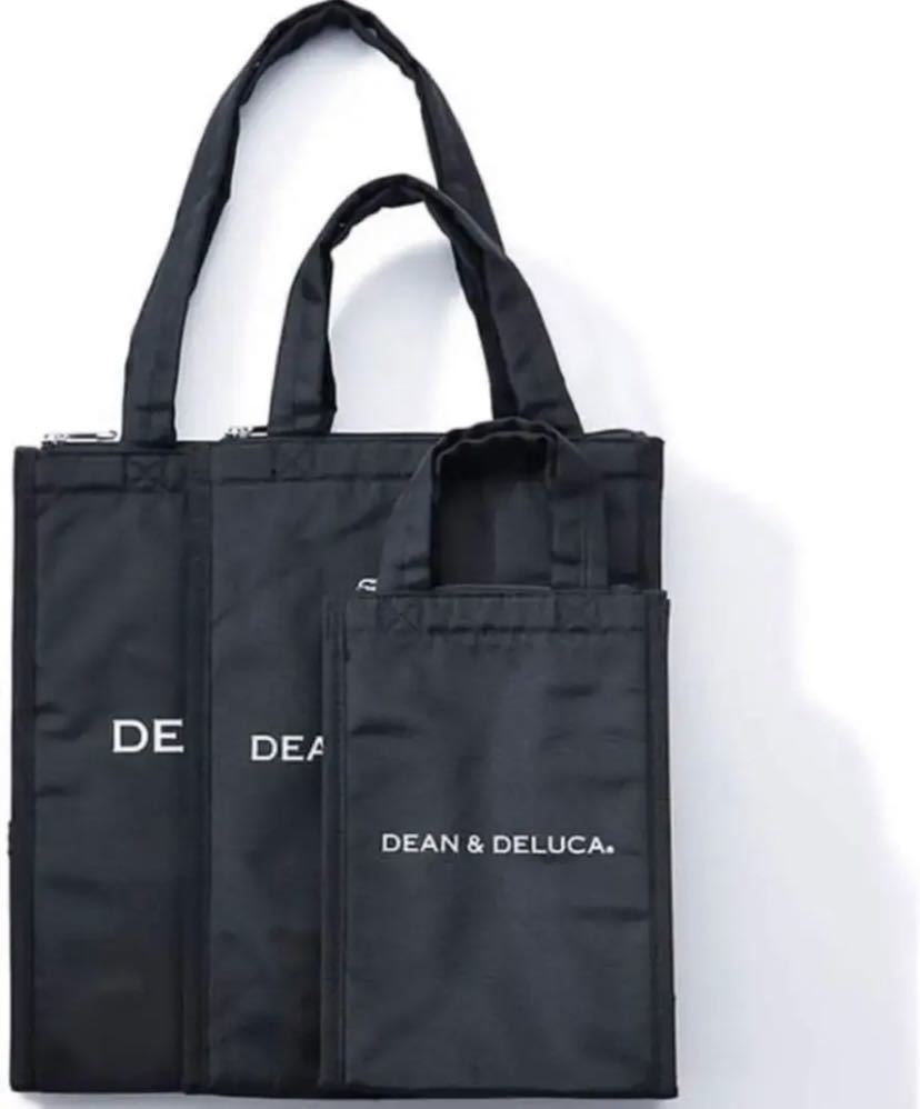 DEAN&DELUCA クーラーバッグ ブラックM保冷バッグ ファスナー付き_画像7