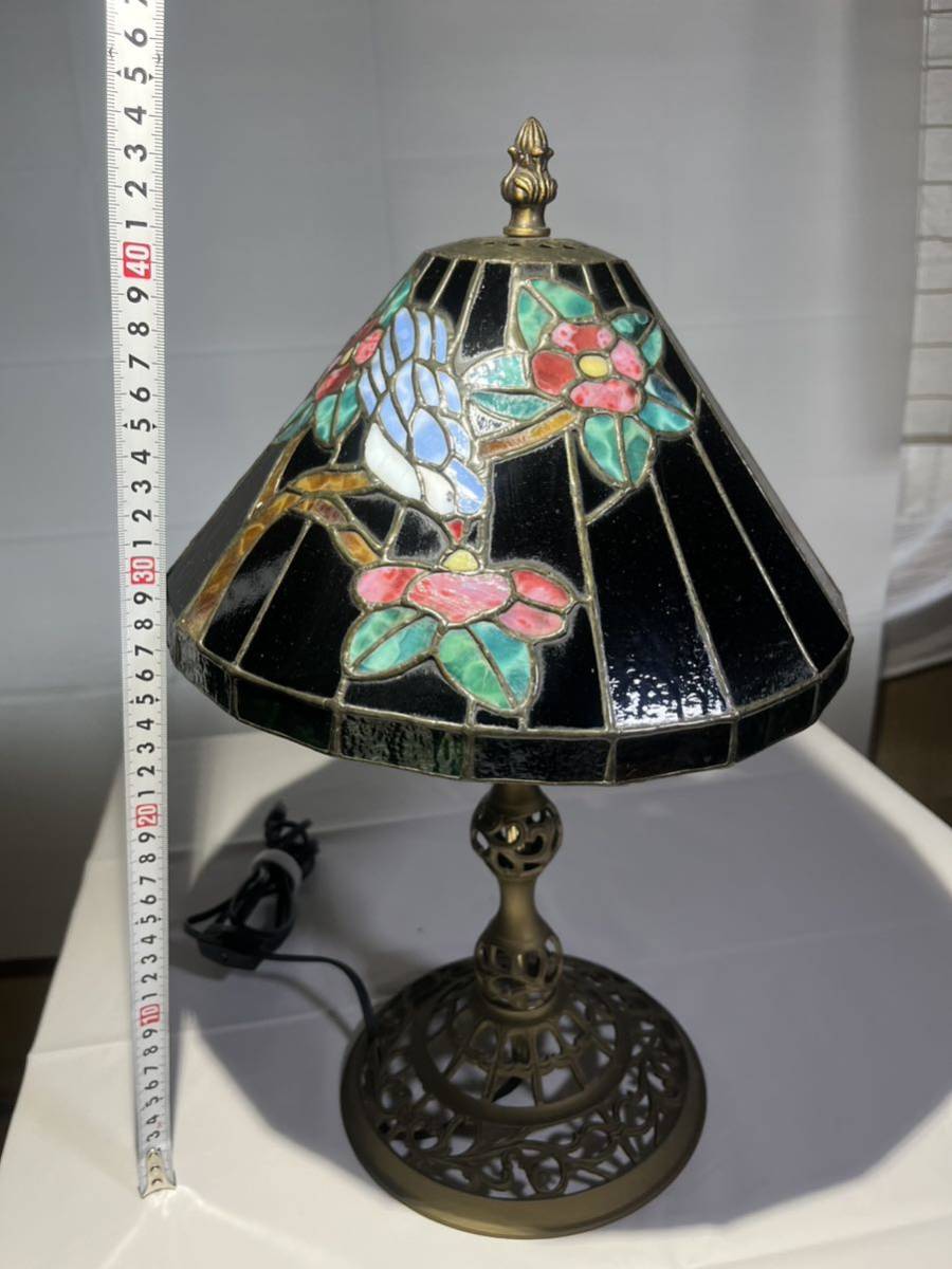  stained glass antique desk stand stained glass lamp lighting 20 surface body .A0029