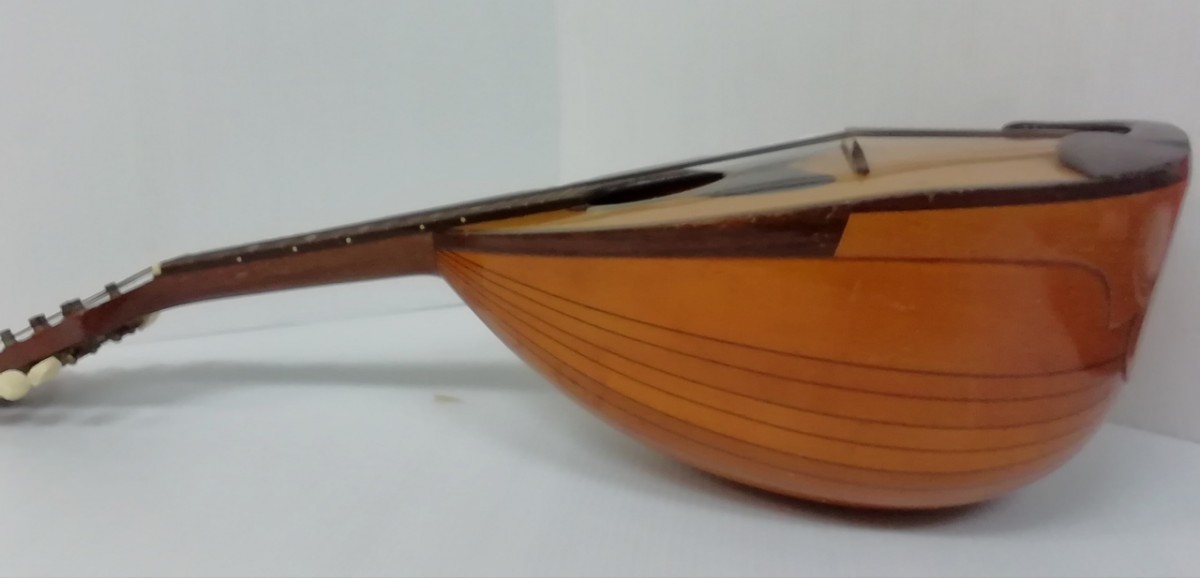 現状品 音出し確認済 SUZUKI マンドリン No.228 1967年 ヴィンテージ 年代物 スズキ 弦楽器 コレクション ディスプレイの画像7