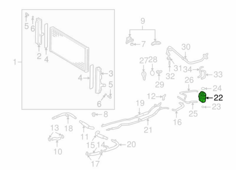 新品未使用 トヨタ 純正 MR-S ZZW30 ラジエーターリザーブタンク TOYOTA Genuine MRS TANK SUB-ASSY RADIATOR RESERVE_画像2