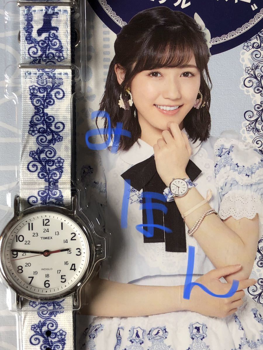 【新品】TIMEX AKB48 10周年記念ウォッチ 渡辺麻友モデル腕時計 ★限定クリアファイル付「ラブラドール・レトリバー」タイメックス まゆゆの画像3