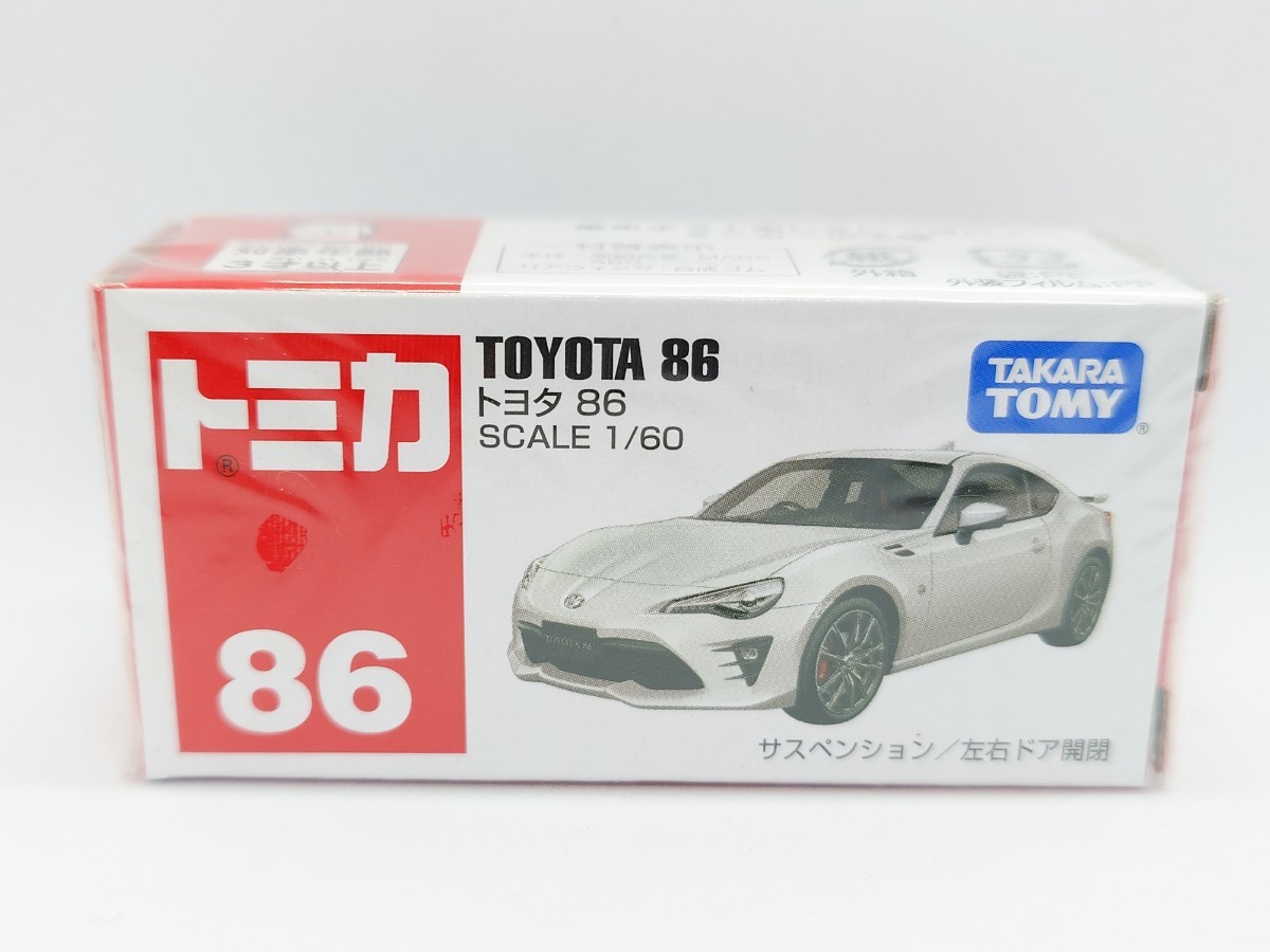 新品未開封 トミカ No.86 トヨタ 86 白 ホワイト ハチロク 絶版 廃盤 b6216_画像1