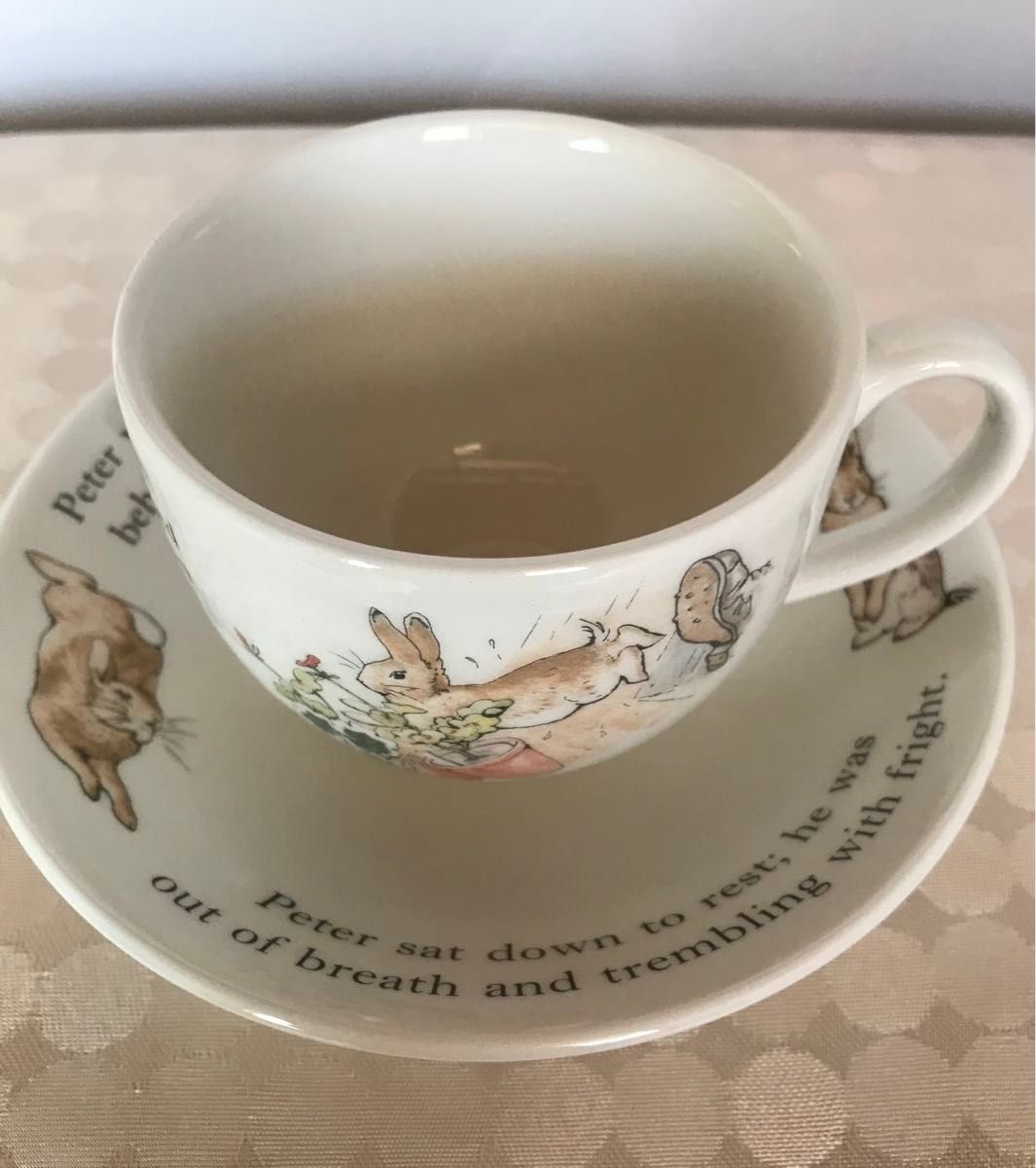 WEDGWOOD ウェッジウッド ピーターラビット PETER RABBIT カップ&ソーサー 未使用