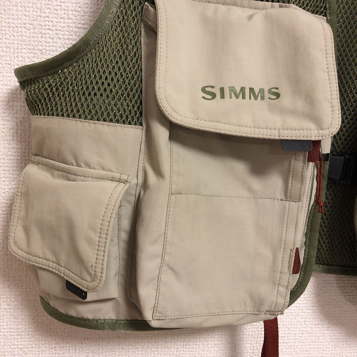 シムス simms バーティカル メッシュベスト 希少 サイズSの画像2