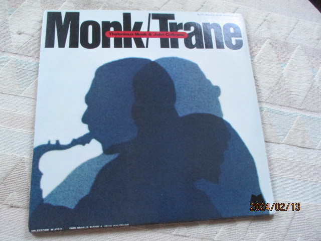 ２LP　US盤　　 Monk / Trane Thelonious ＆　Jone　Coltrane　モンク　＆　コルトレーン　　Milestone　M-47011　　試聴済_画像1