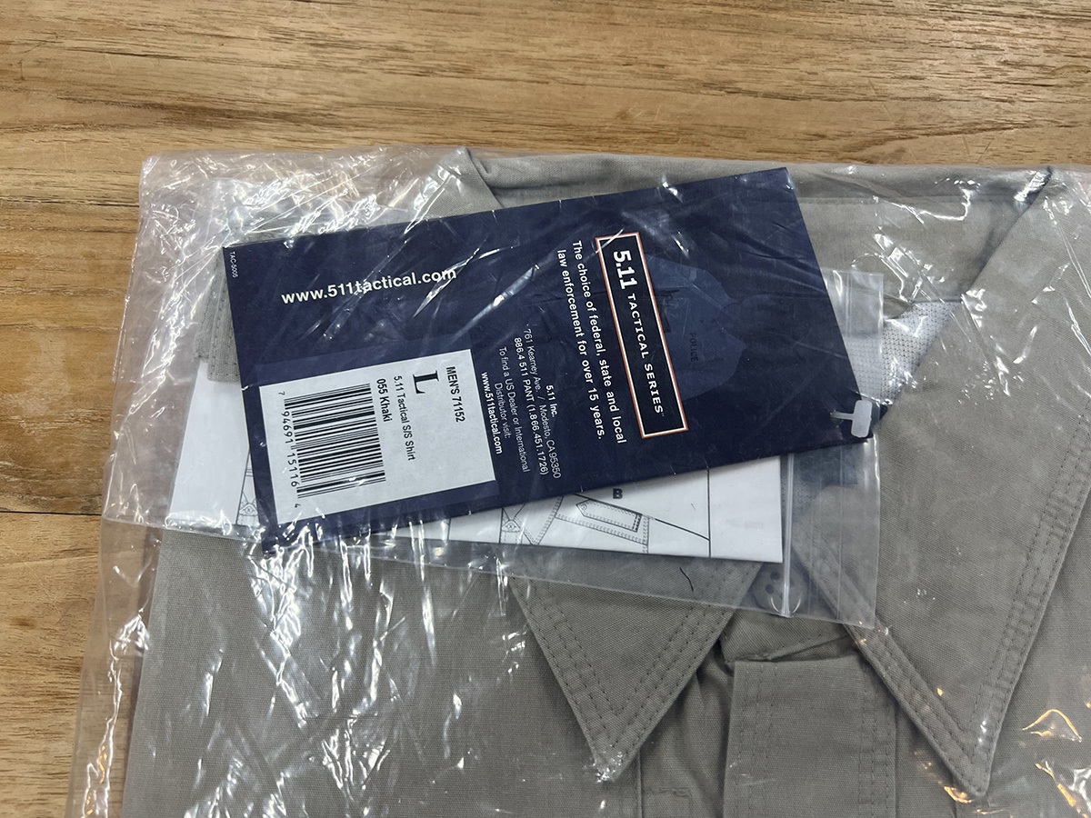 ROYAL ROBBINS 5.11 TACTICAL SHIRT SS カーキ サイズL 【未使用・送料無料】_画像4