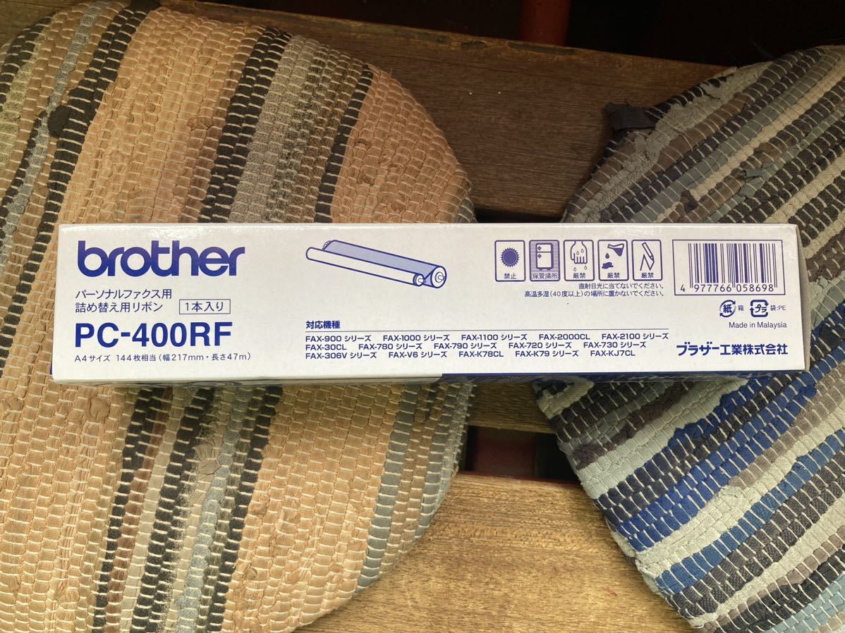 brother パーソナルファックス FAX 詰め替え用リボン 純正 新品 PC-400RF ブラザー レターパック 正規品 リボン FAX-780 FAX-900 FAX-1000_画像3