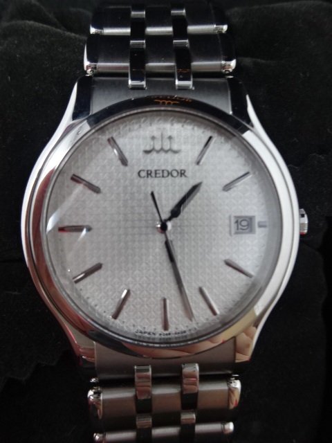 ◆SEIKO セイコー 腕時計 ウォッチ CREDOR クレドール 8J86-7A00　シルバー系文字盤 QUARTZ クオーツ 　中古◆6166_画像2