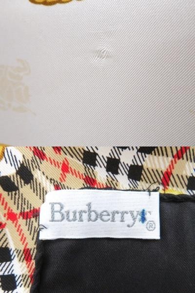 ♪hauu1287-10 534 must de Cartier カルティエ Burberry バーバリー Talbots タルボット 大判 スカーフ 3点 まとめて_画像7