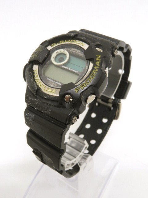 ■hawi1319-2 129 CASIO カシオ G-SHOCK Gショック FROGMAN フロッグマン DW-9900 デジタル 腕時計 メンズウォッチ 電池切れ ジャンク_画像2