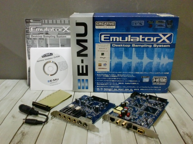 【サウンドカード】CREATIVE Emulator X CPEEMUXSE E-MU 1212M EM8810+EM8820 ジャンク品_画像1