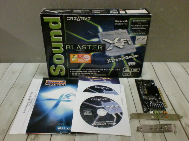 【サウンドカード】Sound BLASTER X-Fi SB0730 ジャンク品_画像1