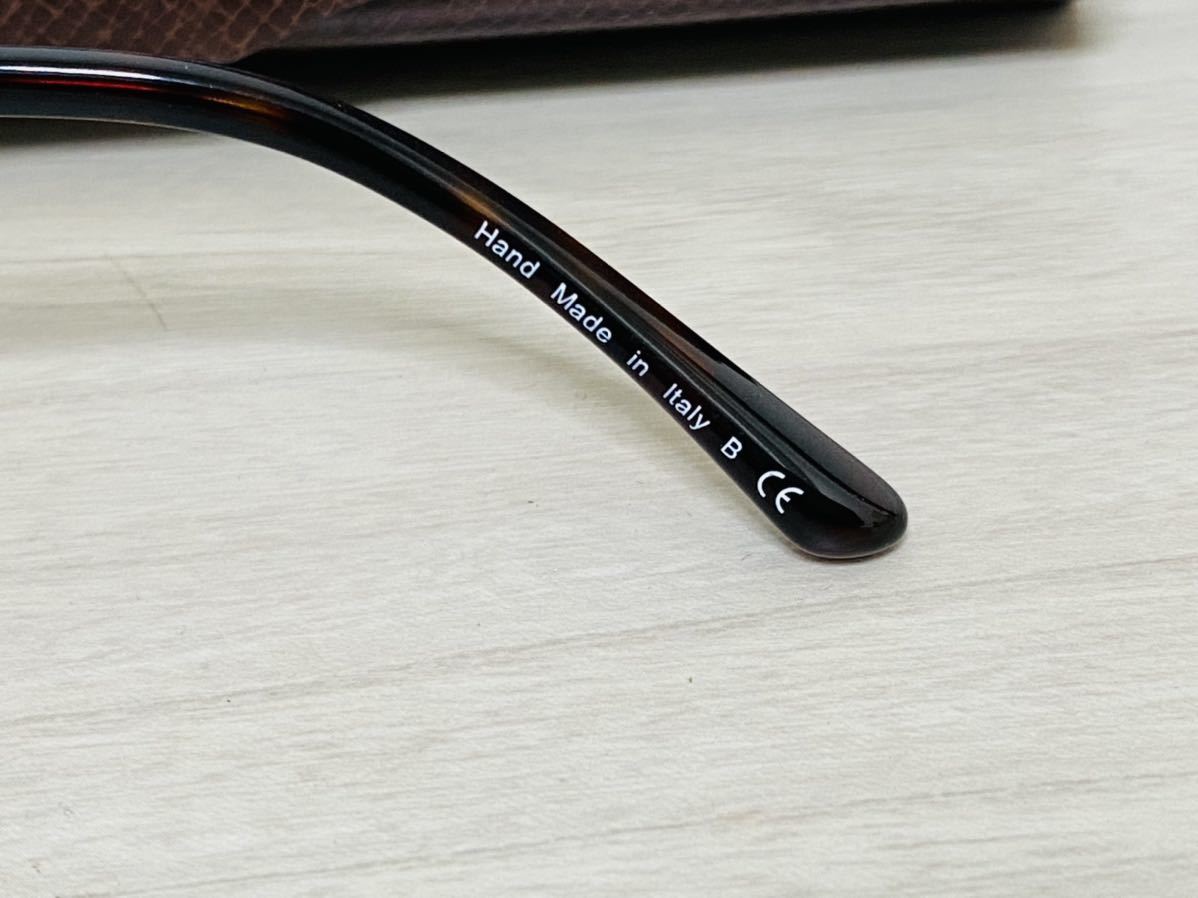 OLIVER PEOPLES オリバーピープルズ メガネフレーム★OV5988 5003★Chessman★ボストン ラウンド 鼈甲柄 ゴールド伊達眼鏡 未使用 美品 _画像8