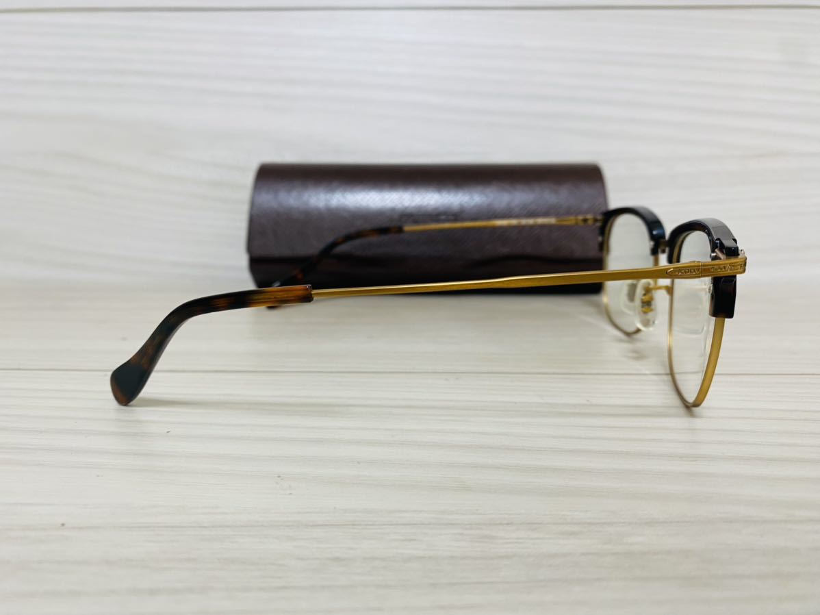 OLIVER PEOPLES オリバーピープルズ 眼鏡フレーム OV1132 1279★362-HRN★ボストンサーモントタイプ 鼈甲柄 ゴールド 未使用 美品_画像4