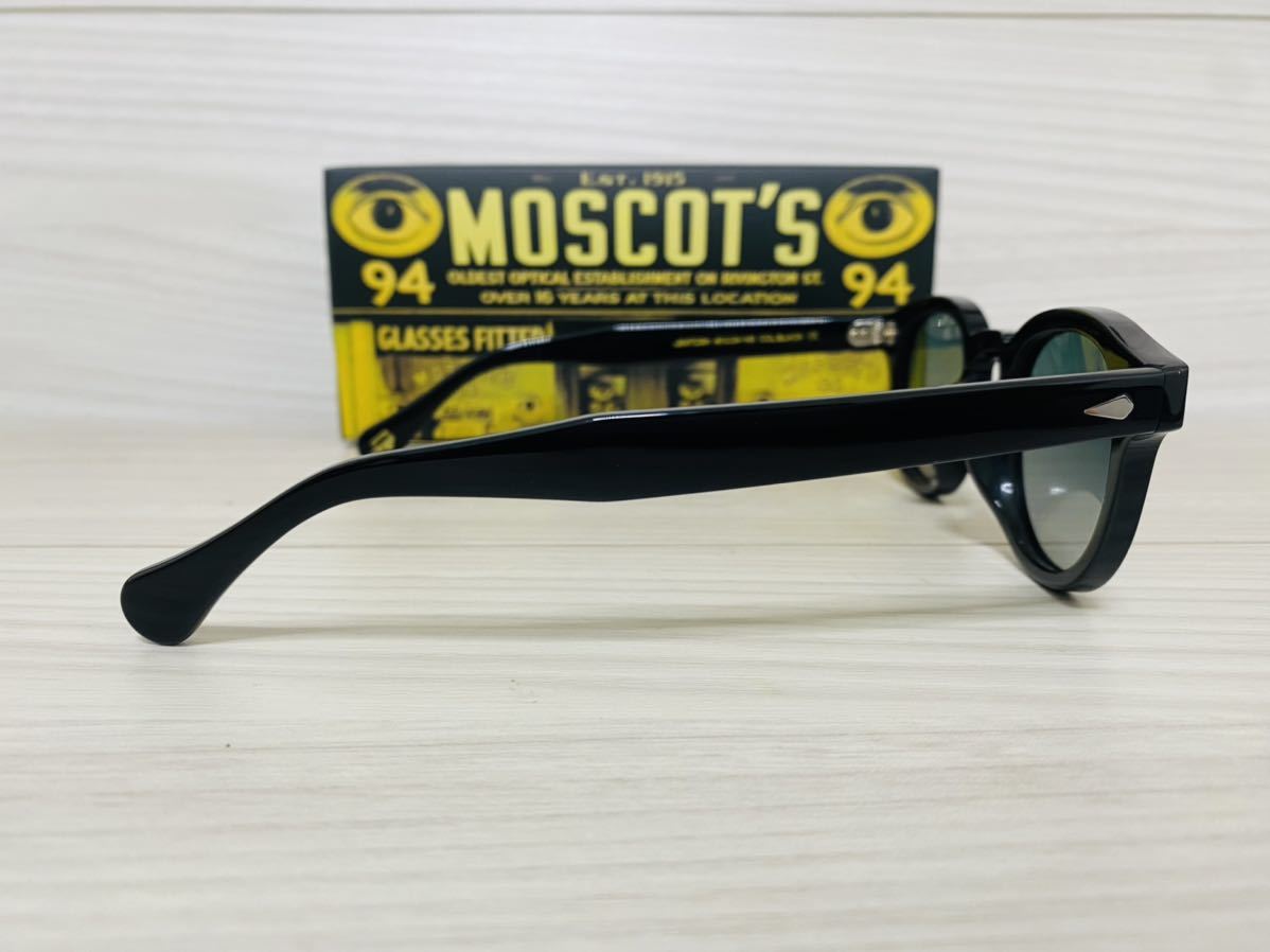 ★MOSCOT★モスコット★レムトッシュ★サングラス★LEMTOSH★伊達眼鏡 黒縁 グラデーションレンズ ウェリントン ボストン 未使用 美品_画像4