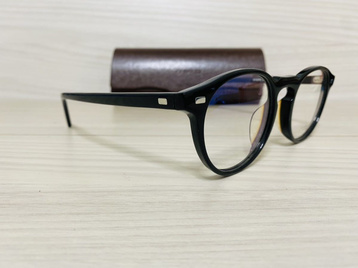 OLIVER PEOPLES オリバーピープルズ★メガネフレーム★OV5217S★Gregory Peck★黒縁 ボストン 伊達眼鏡 未使用 美品 _画像3