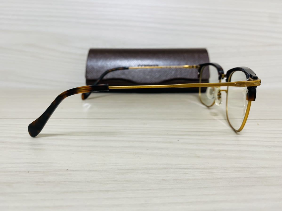 OLIVER PEOPLES オリバーピープルズ メガネフレーム OV1132★1279 362-HRN★ウェリントン サーモントタイプ 伊達眼鏡 未使用 美品 _画像4