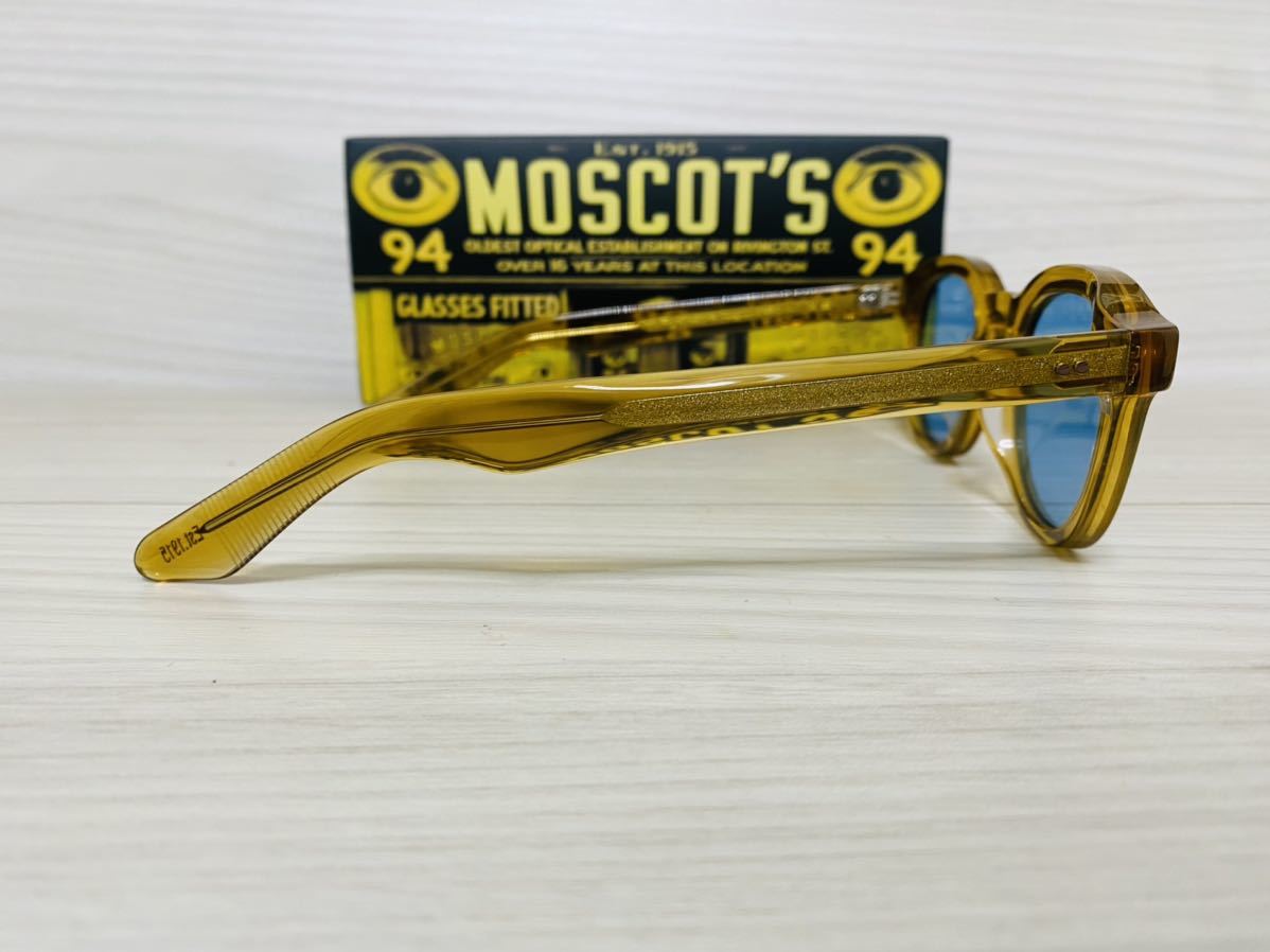 ★MOSCOT★モスコット★DAHVEN★サングラス★伊達眼鏡★ウェリントン スクエア カラーレンズ 未使用 美品_画像4