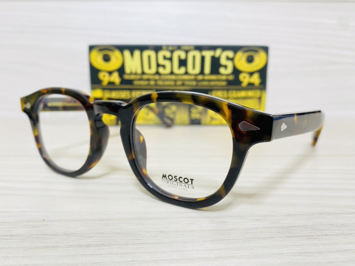 MOSCOT モスコット★レムトッシュ★メガネフレーム★LEMTOSH★伊達眼鏡 ボストン 鼈甲柄 ハバナ 未使用 美品_画像2