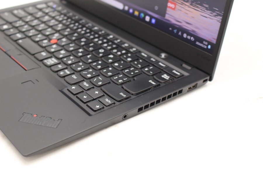 良品 フルHD 14型 Lenovo ThinkPad X1 Carbon Windows11 八世代 i5-8350U 8GB NVMe 256GB-SSD カメラ 無線 Office付 中古パソコン 管:0930mの画像2