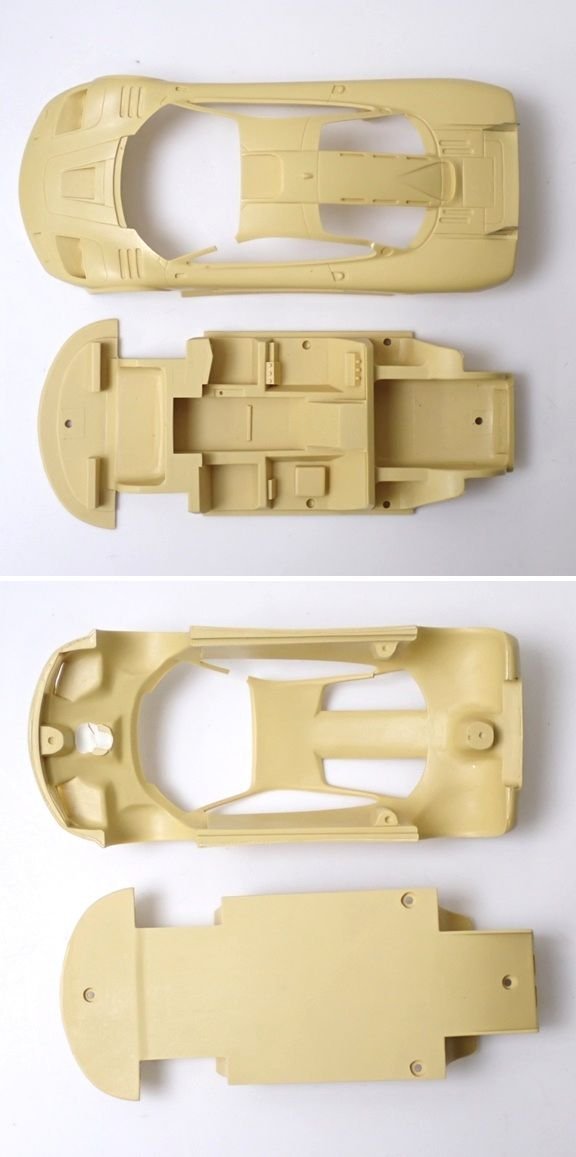 ★未組立 MODELLER's/モデラーズ Gulf McLaren F1 GTR 1/24プラモデル/レジンキット/外箱付き/6420-14800/レーシングカー/模型&1931100013_画像4