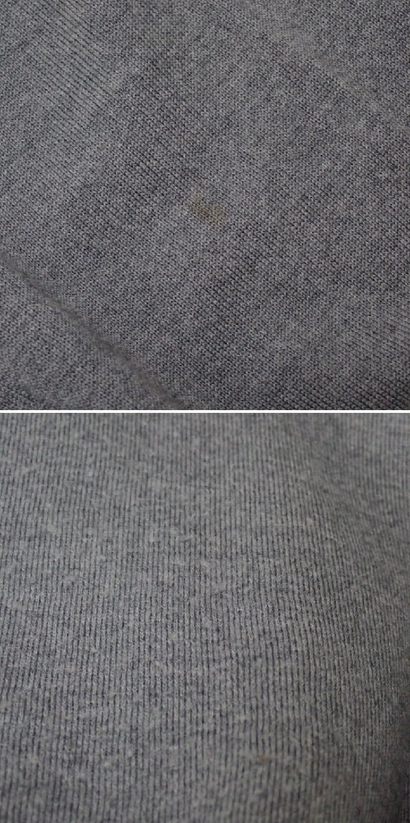 *UNITED ARROWS/ United Arrows длинный рукав вязаный 2 надеты комплект мужской S/ черный / серый / шерсть 100%/ свитер &1961400040