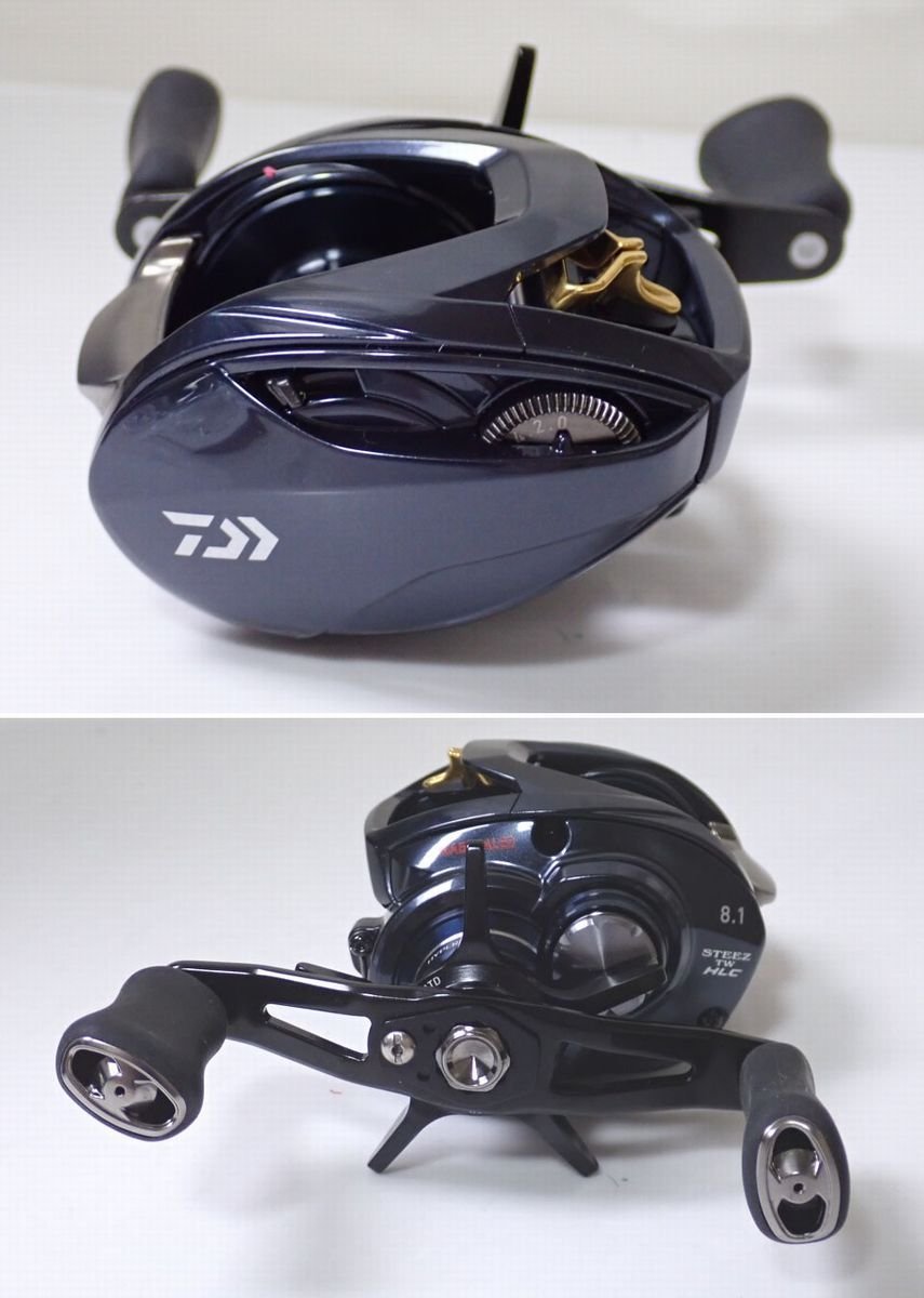 ★Daiwa/ダイワ STEEZ A TW HLC 8.1L ベイトリール/ギア比8.1/自重190g/左ハンドル/外箱・取説付き/釣具&1957800032_画像5