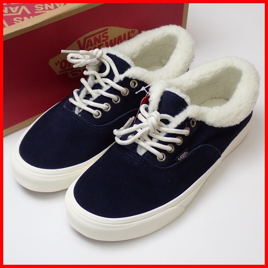 ★未使用 VANS/バンズ オーセンティックシェルパ スニーカー メンズ26.5cm/PARISIAN NIGHT/0A5JMR/スエード/内ボア/外箱付き&1953000016_画像1