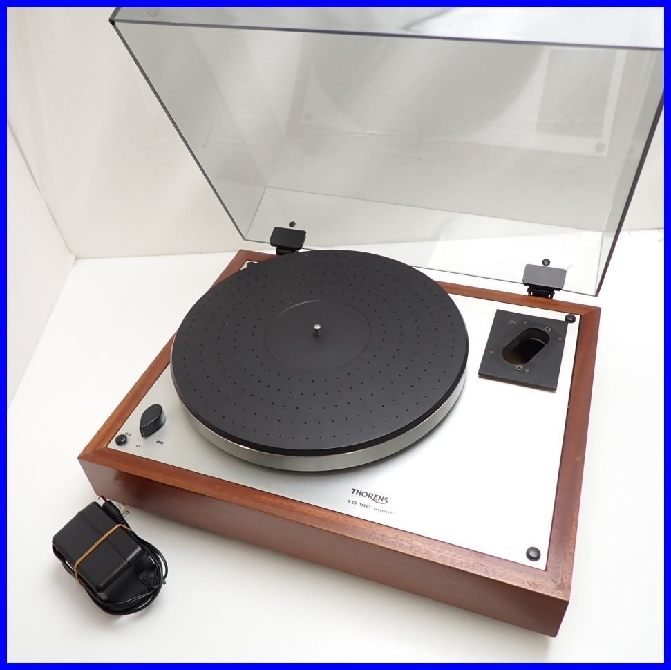 □THORENS/トーレンス ターンテーブル/レコードプレーヤー TD160 super/オーディオ/音響機器/付属品あり/難あり&1819700016_画像1