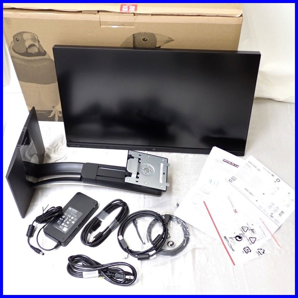 ★ViewSonic/ビューソニック 27型ワイド 液晶ディスプレイ VP2785-2K/2023年製/AH-IPS/ノングレア/モニター/付属品あり/動作品&1571800176の画像1