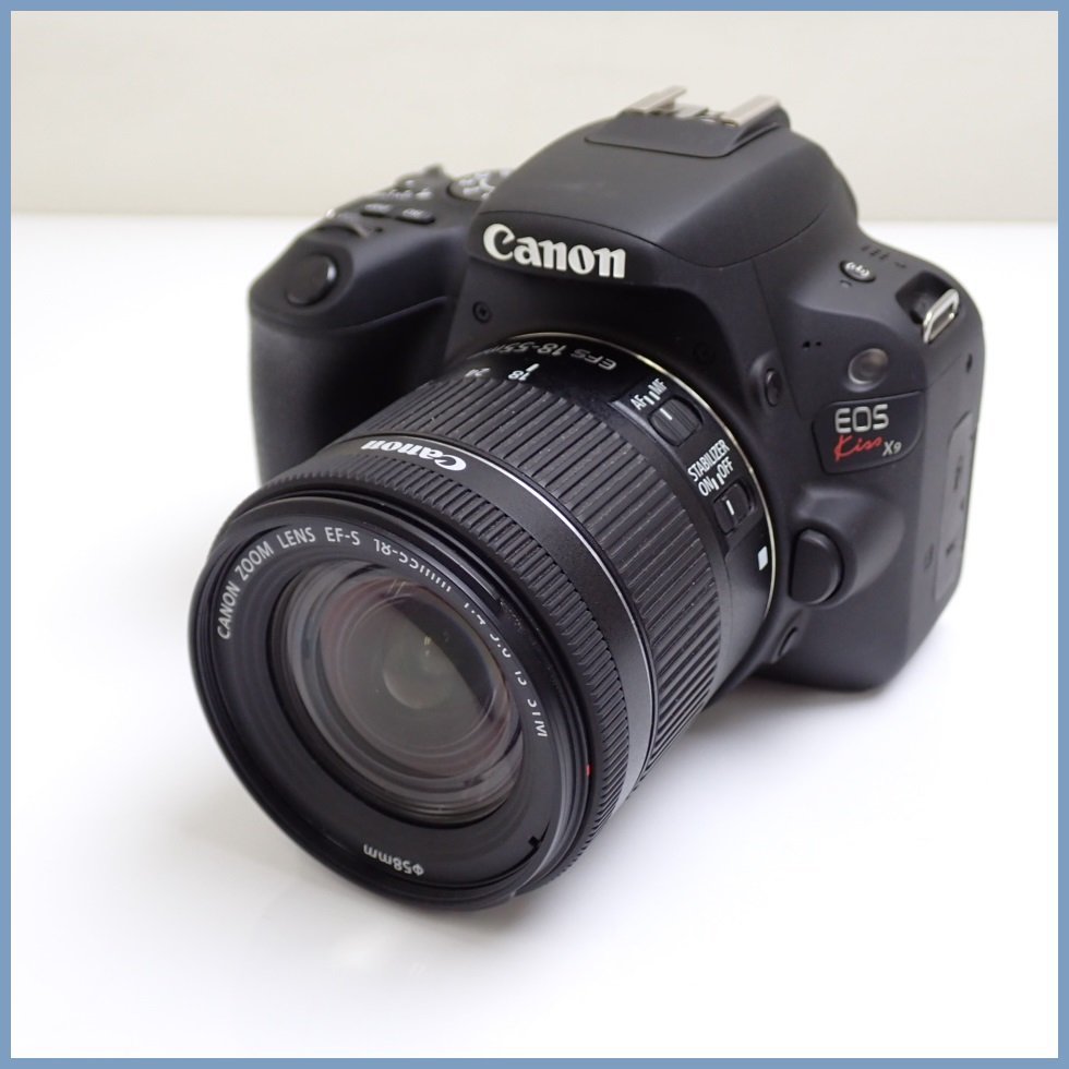 ★Canon/キャノン デジタル一眼レフカメラ EOS Kiss X9 ボディ + EF-S18-55mm F4-5.6 IS STM レンズ/ジャンク扱い&1938900552_画像1