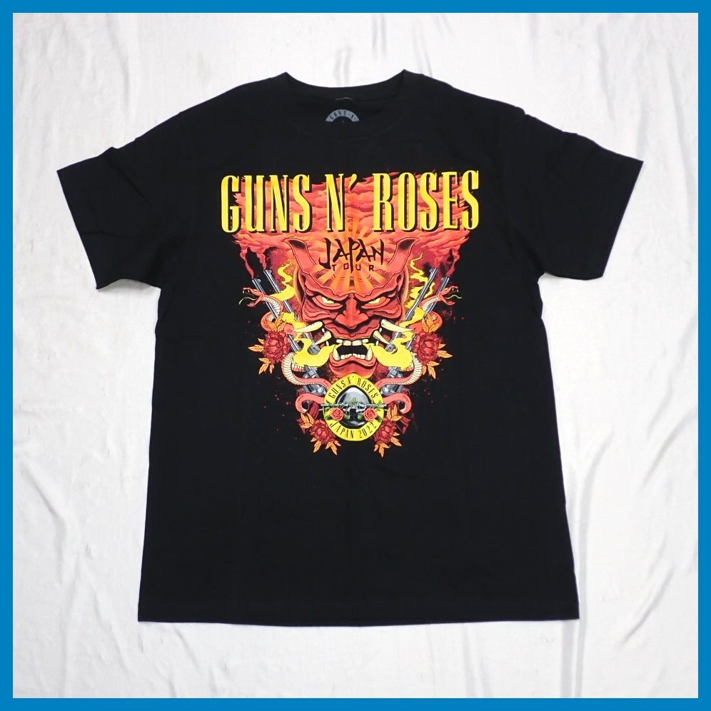 ★Guns N' Roses/ガンズ・アンド・ローゼズ 2022年 日本公演限定 半袖Tシャツ メンズL/ブラック/コットン100%/ツアーT/バンドT&1248701453_画像1