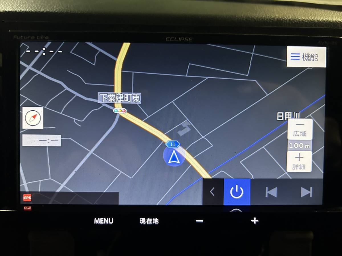 ECLIPSE AVN-R8 ナビ Bluetooth フルセグ 2017年地図 パネル・配線付き_画像8