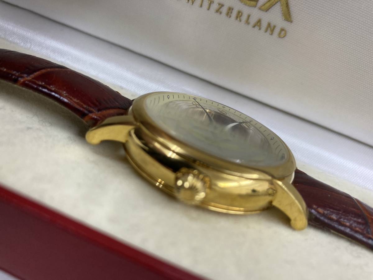A【11D7】Giorgio Rossi ジョルジオロッシ　GR0001 スケルトン メンズ腕時計 腕時計 時計 両面スケルトン 自動巻き 本革ベルト _画像8