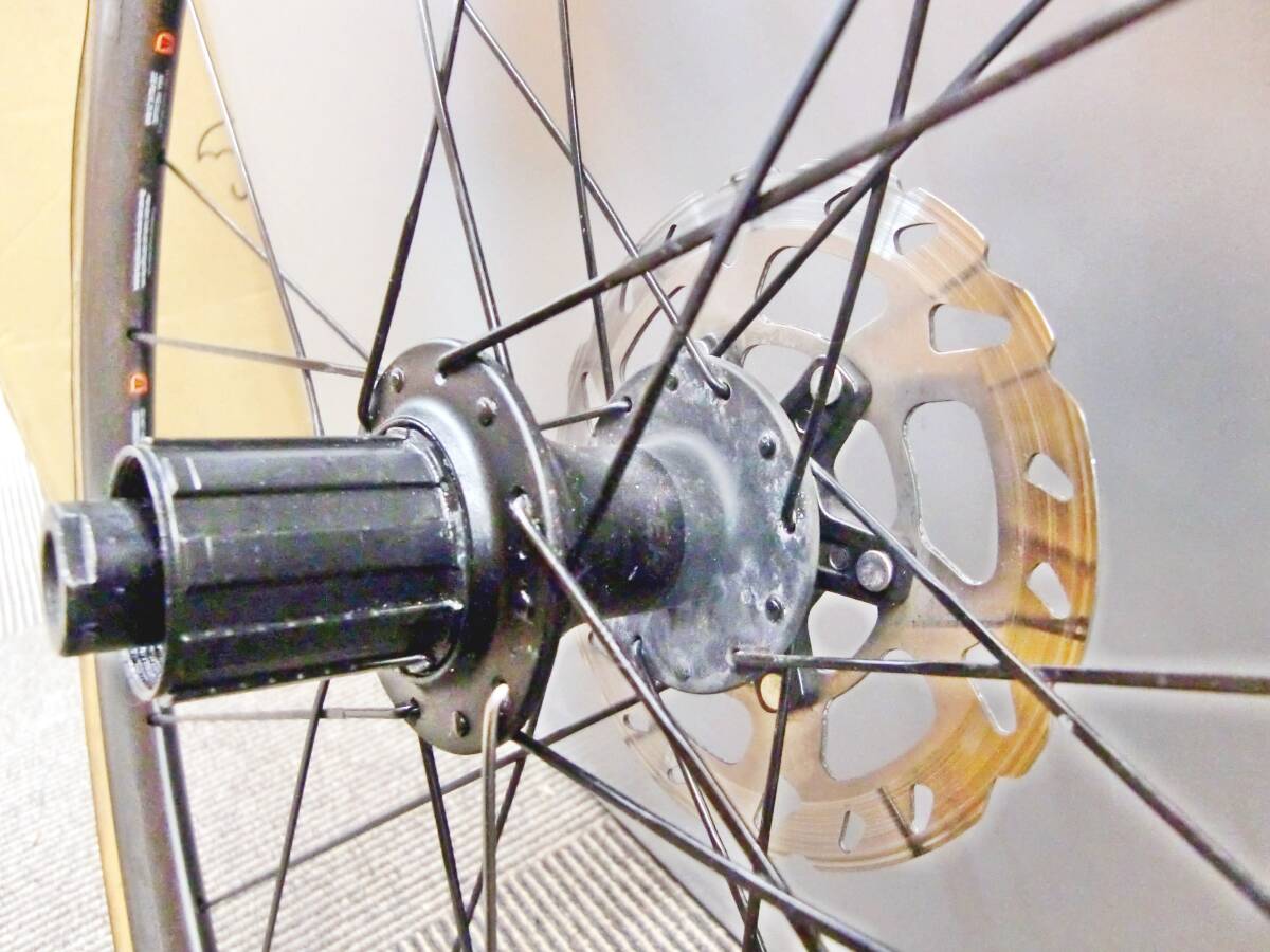 USED BONTRAGER AEOLUS COMP5 TLR クリンチャー 前後ホイールセット 11速 challenge タイヤ付 ボントレガー エアロ 700×25-622_画像7