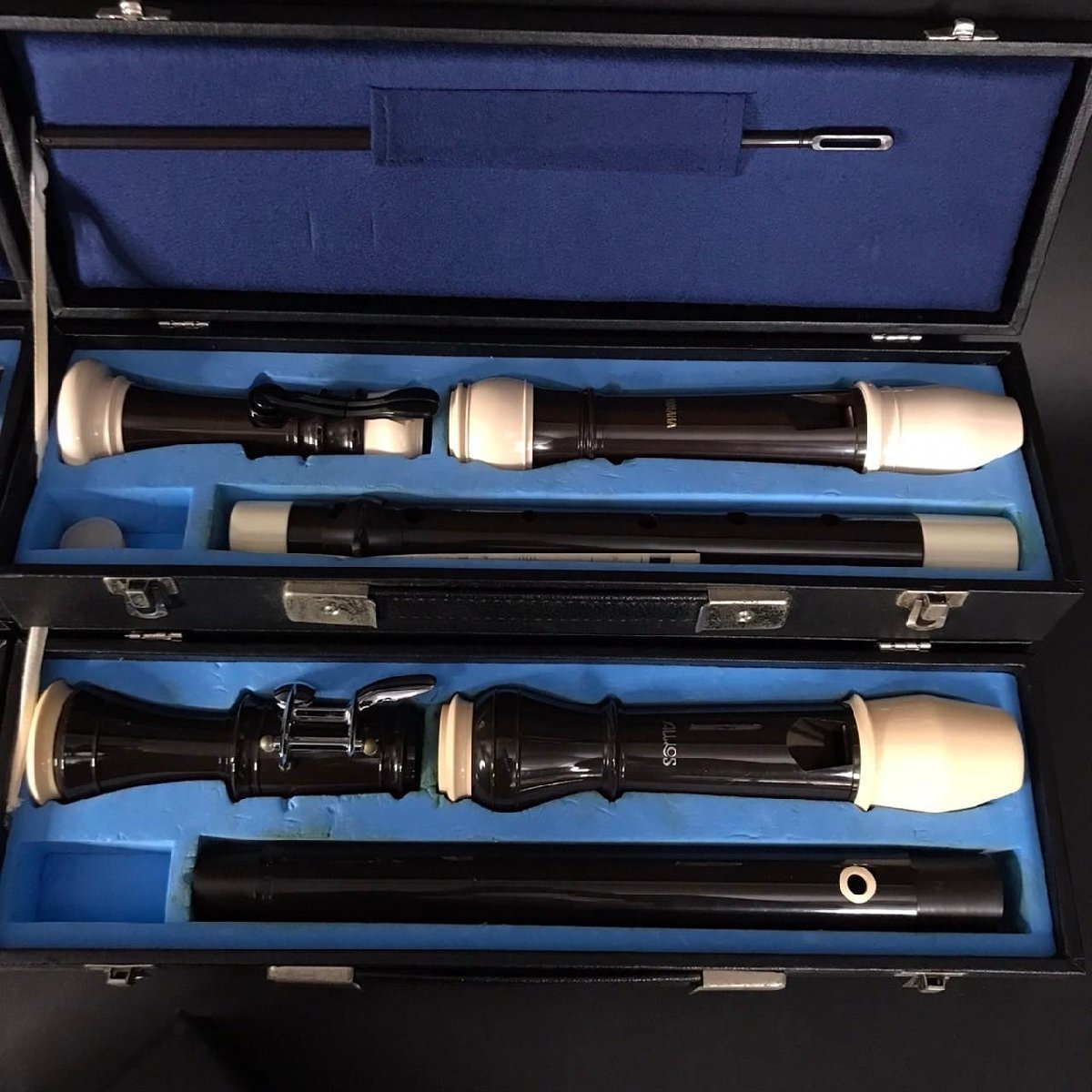 ER0202-4-3 アウロス YAMAHA テナー リコーダー まとめ AULOS 311-E 楽器 縦笛 管楽器 器材 ケース有 140サイズの画像5