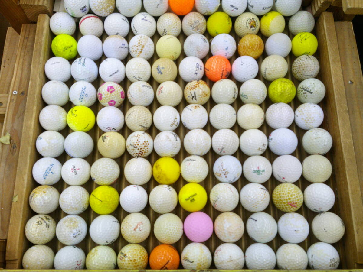  [R844] 激安 ロストボール 500球 ブランド 混合 ゴルフボール コースボール 訳あり 練習用 練習球 打ちっぱなし_画像3