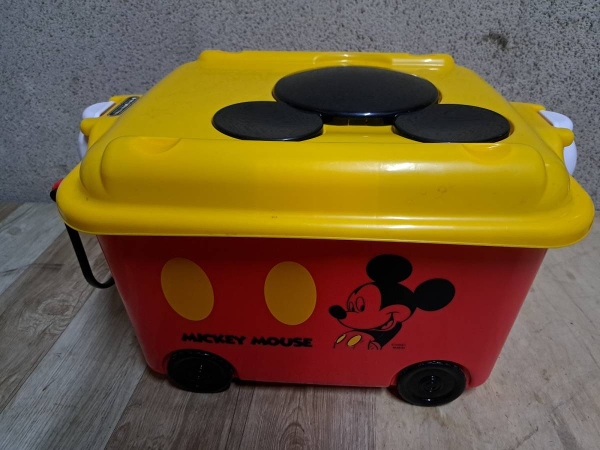 ディズニー ミッキーマウス おもちゃ箱 収納ボックス キャスター付 幅60cm×奥行40cm×高さ32cm 直接引取（東大阪）歓迎_画像1