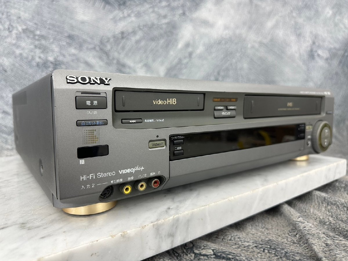 □t688 ジャンク☆ SONY ソニー WV-TW1 Hi8/VHS Wデッキ 8ミリビデオ