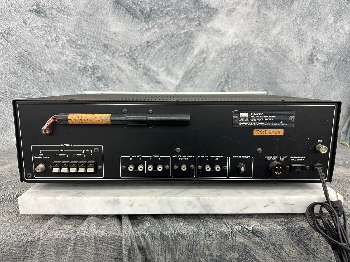 □t1063　現状品★SANSUI　サンスイ　TU-9500　AM/FMステレオチューナー_画像5