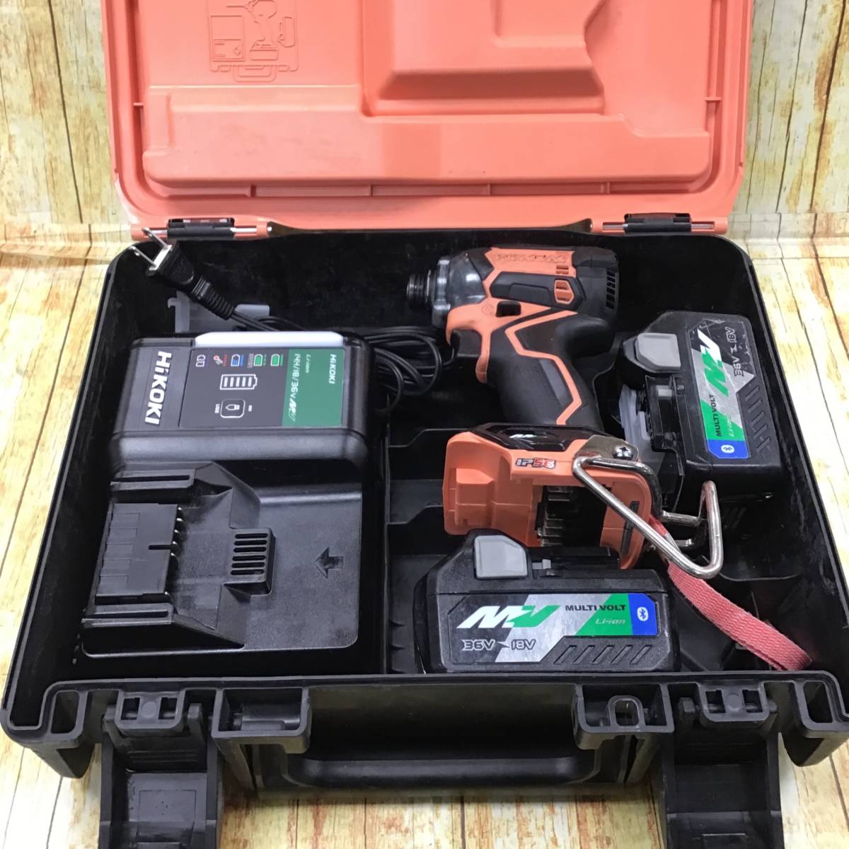 【中古品】★ハイコーキ(HIKOKI ※旧:日立工機) コードレスインパクトドライバ WH36DC(2XPS)(CS)