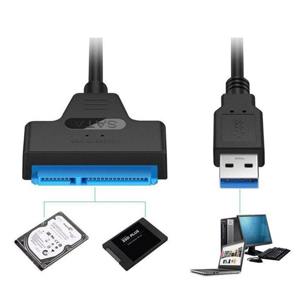 ３０cm！　SATA-USB 3.0 変換ケーブル 2.5インチ SSD・HDD用　新品未使用品　高速配送！高速通信！_画像6
