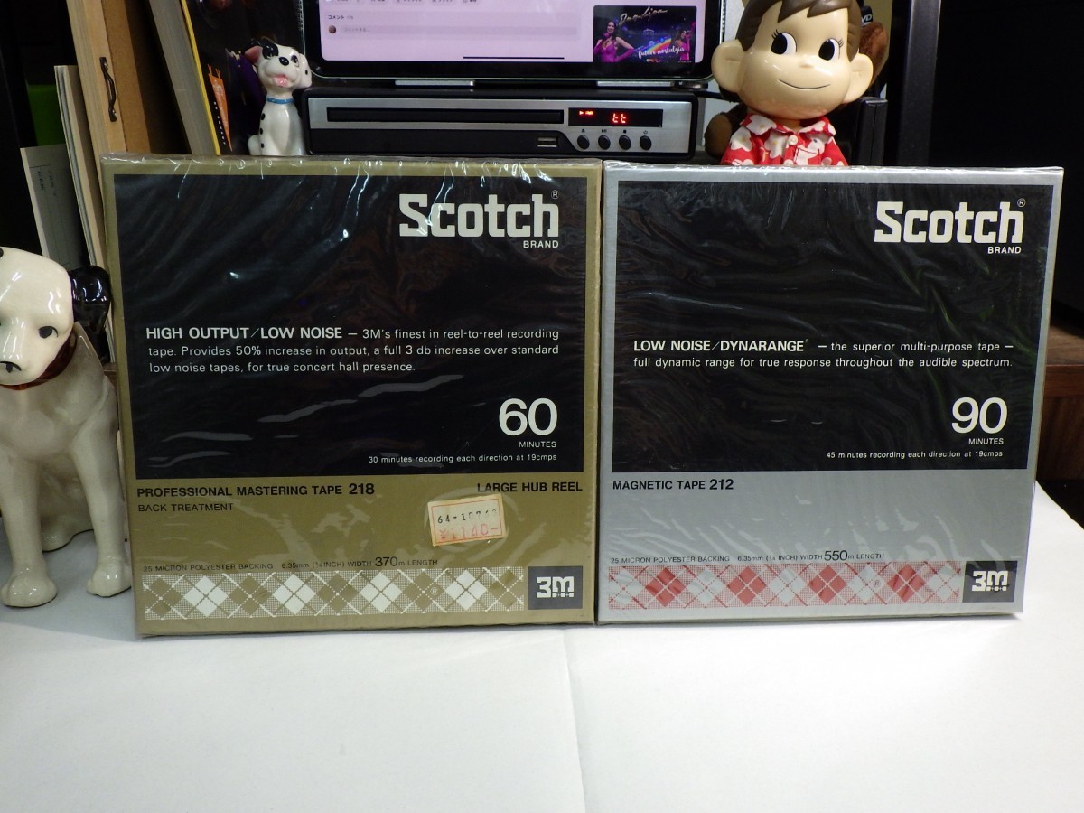 【NEW！新品未開封】【2-SET￥1,000 Start！】【Reel to reel tape 7inch｜4TRACKオープンリール】SCOTCH HIGH OUTPUT/LOW NOISE 60 & ～_画像1