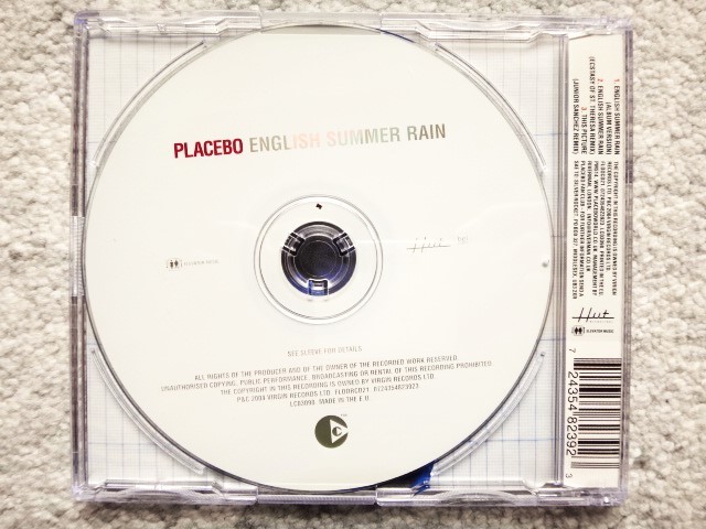 【 PLACEBO / ENGLISH SUMMER RAIN 】CDは４枚まで送料１９８円_画像2