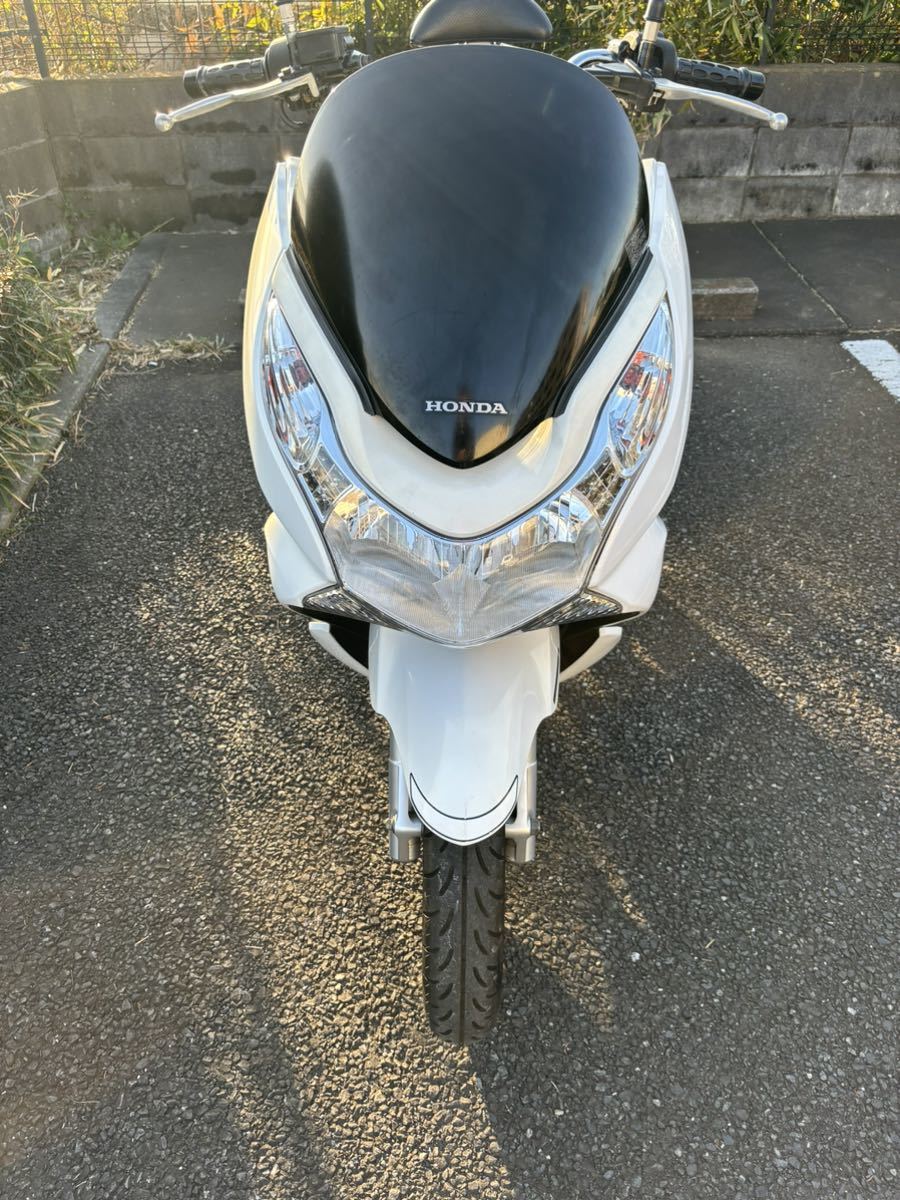 ホンダ PCX125 後期 JF28 eSPエンジン 社外タンデムバー モリワキマフラーの画像8