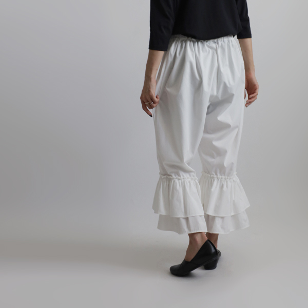 春ＳＡＬＥ　８５ｃｍ　フリル裾　ペチ　パンツ　上質コットン　ゆったり　レギンス　白　ホワイト　R54_画像7