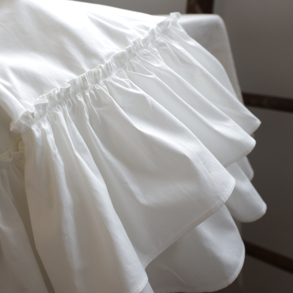 春ＳＡＬＥ　８５ｃｍ　フリル裾　ペチ　パンツ　上質コットン　ゆったり　レギンス　白　ホワイト　R54_画像9