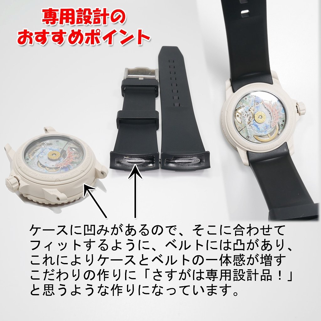 BLANCPAIN×Swatch　ブランパン×スウォッチ　専用ラバーベルト(F01C)_画像8