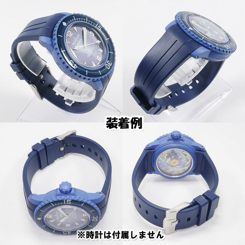 BLANCPAIN×Swatch　ブランパン×スウォッチ　専用ラバーベルト(F03B)_画像2