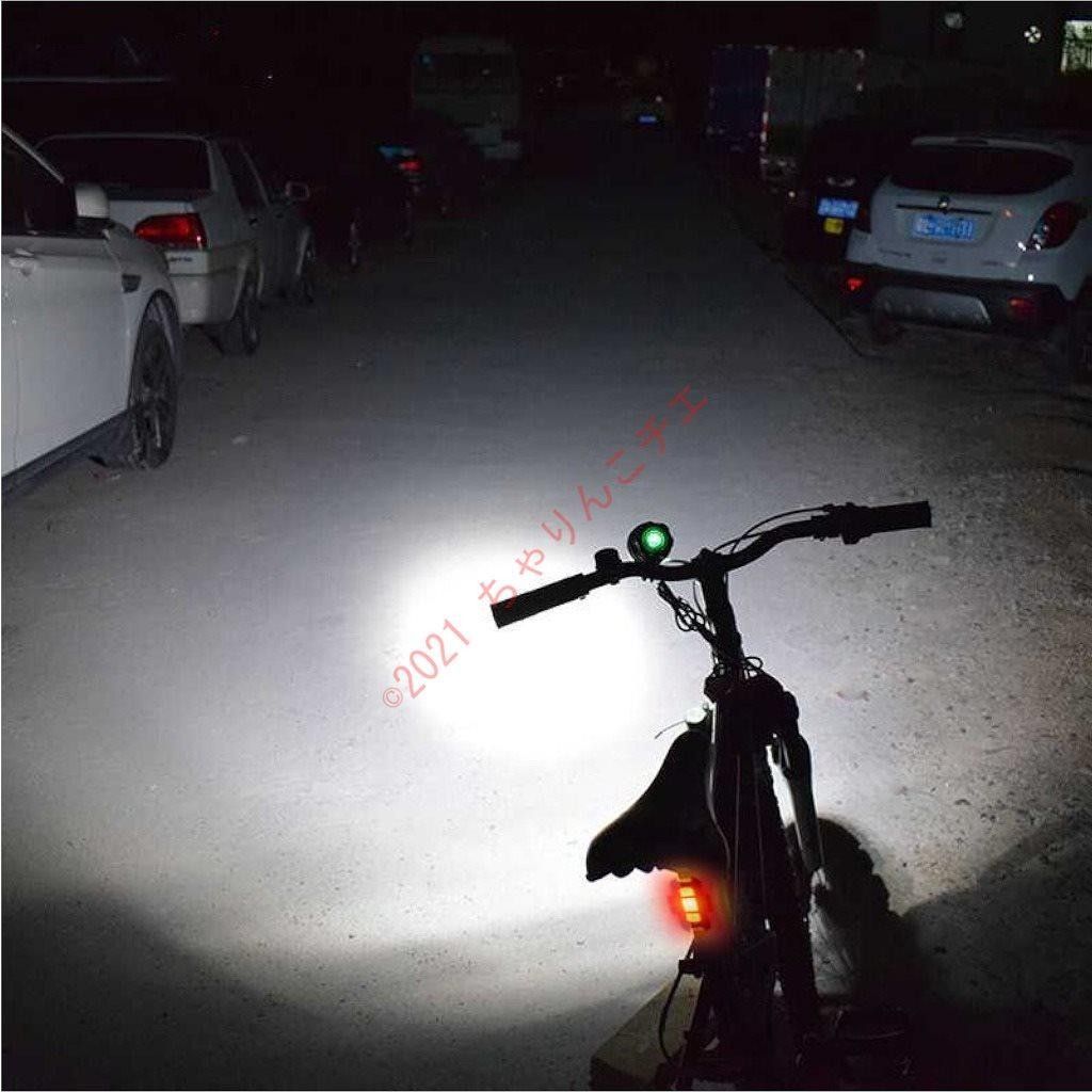 【超明るい】 新品 USB 丸形 ヘッドライト ロードバイク クロスバイク ママチャリ